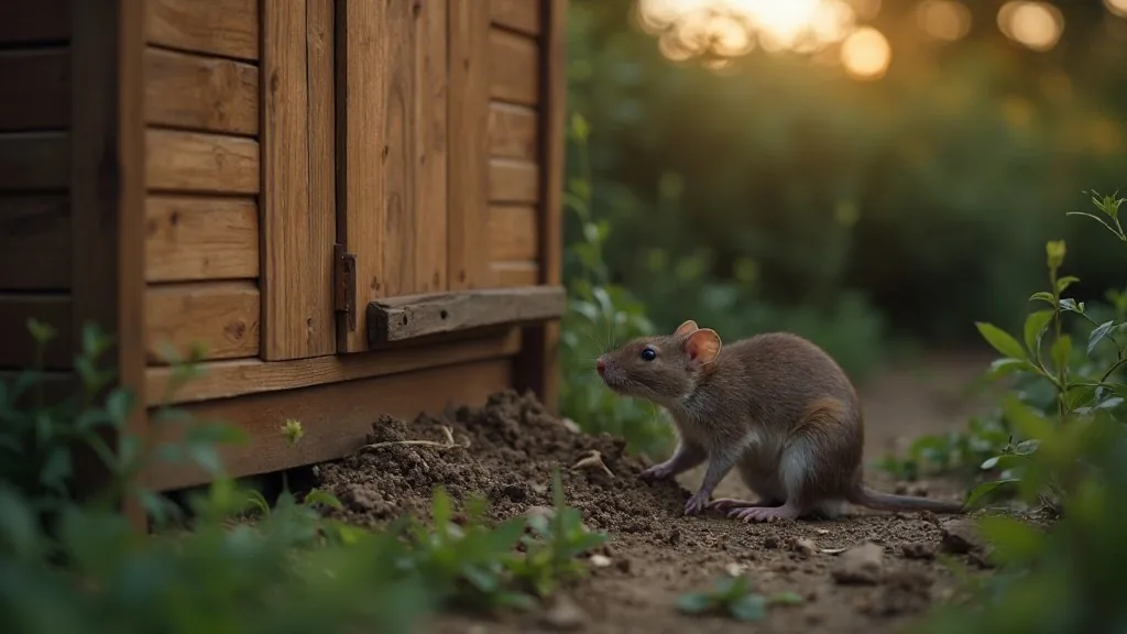 Ratten im Garten loswerden